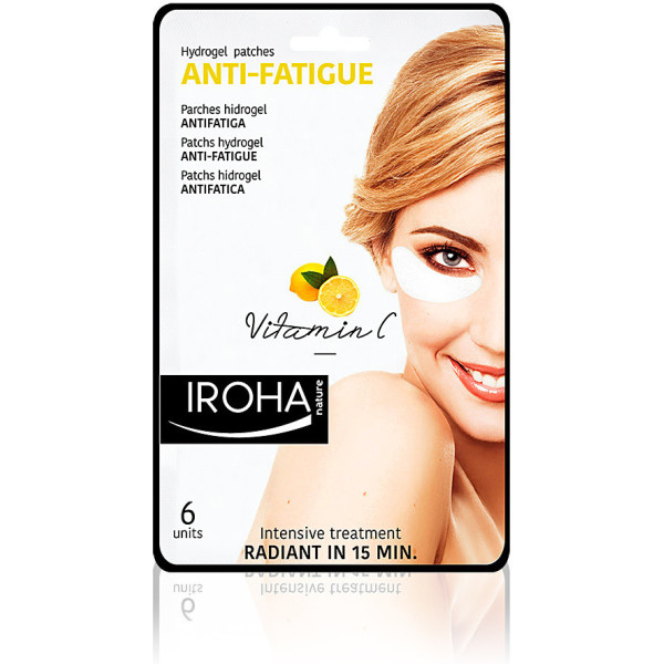 Iroha Nature Eyes & Lips Hydrogel Patches Anti-fatigue Vitamin C 6 Pcs Mujer