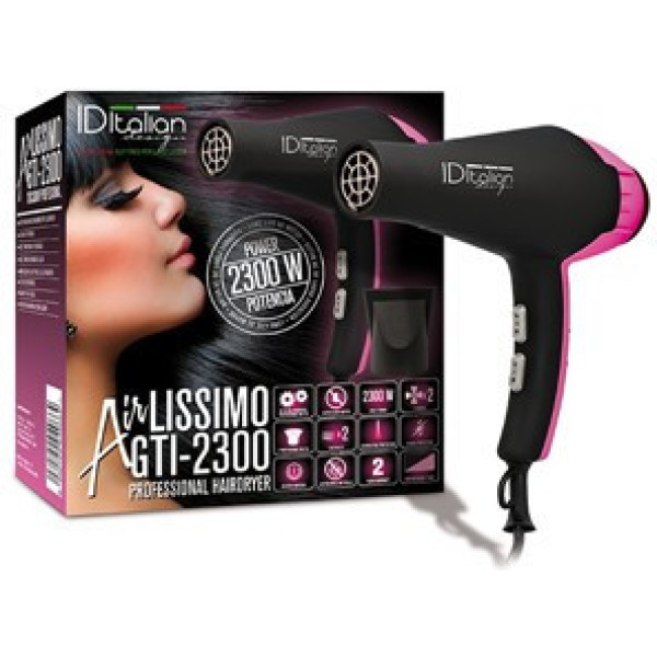 Id Italian Airlissimo Gti 2300 Secador de cabelo Pink Woman