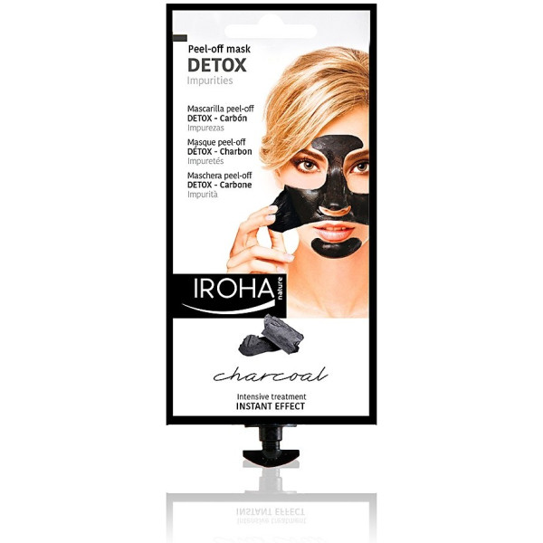 Iroha Nature Detox Charcoal Masque Peel-off Noir Femme