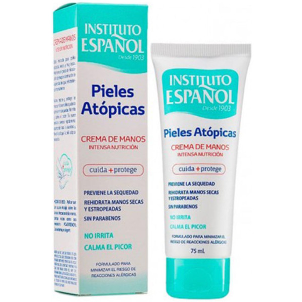 Spanish Institute Atopic Skin Intense Nutrition Crème Mains 75 Ml Unisexe