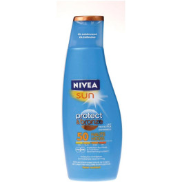 Nivea Sun Protects & Tans Milk Spf50 200 Ml Unisex