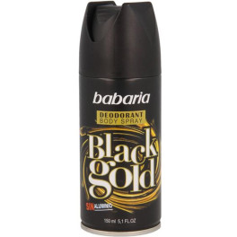 Babaria Black Gold Desodorante 150ml + 50ml Gratis