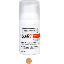 Bella Aurora Cc Crema Anti-macchie Tono Medio Spf50+ 30 Ml Donna