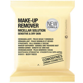 Comodynes Make-up Remover Micellar Solution Dry Skin 20 Uds Mujer