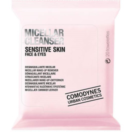 Comodynes Make-up Remover Micellar Solution Sensitive Skin 20 Uds Mujer