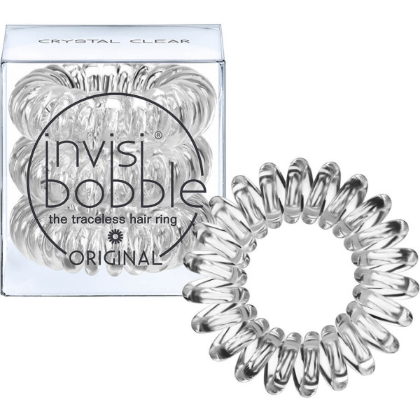 Invisibobble Crystal Clear 3 Units Unisex