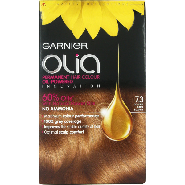 Garnier Olia Permanent Coloration 73-goldenes Dunkelblond 4 Stück Frau