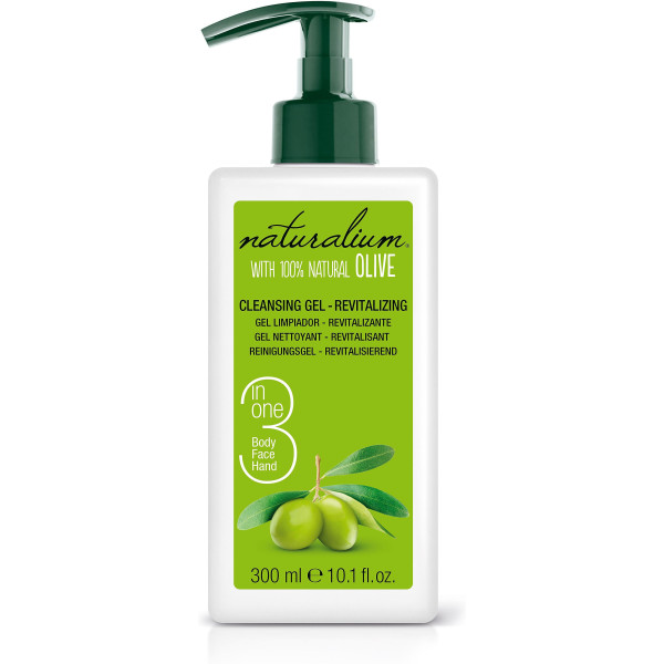 Naturalium Olive 100% Gel de Limpeza Revitalizante 300 ml Unissex