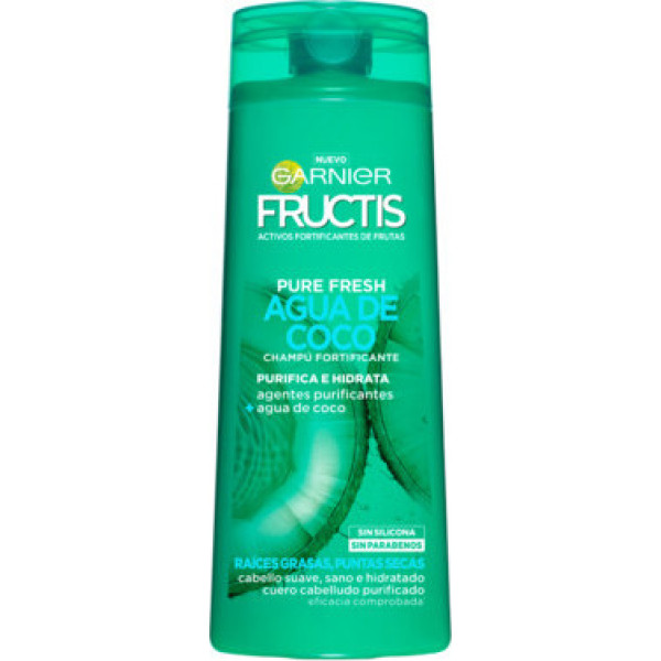 Garnier Fructis Shampooing fortifiant à l'eau de coco fraîche pure 360 ml unisexe