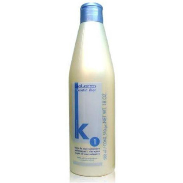 Salerm Keratin Shot Onderhoudsshampoo 500 Ml Unisex