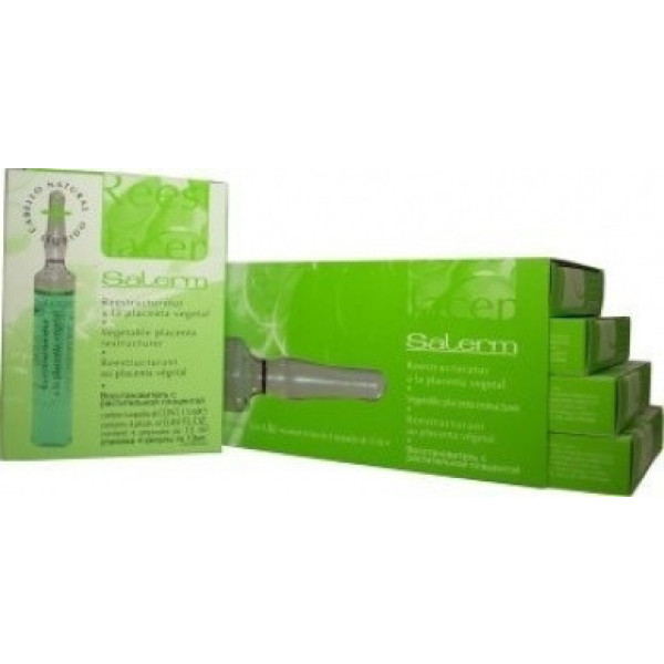 Salerm Placenta Vegetale Ristrutturante 32 X 13 Ml Unisex