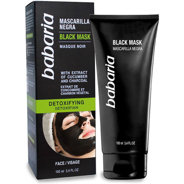 Babaria Black Masque facial détoxifiant 100 ml unisexe
