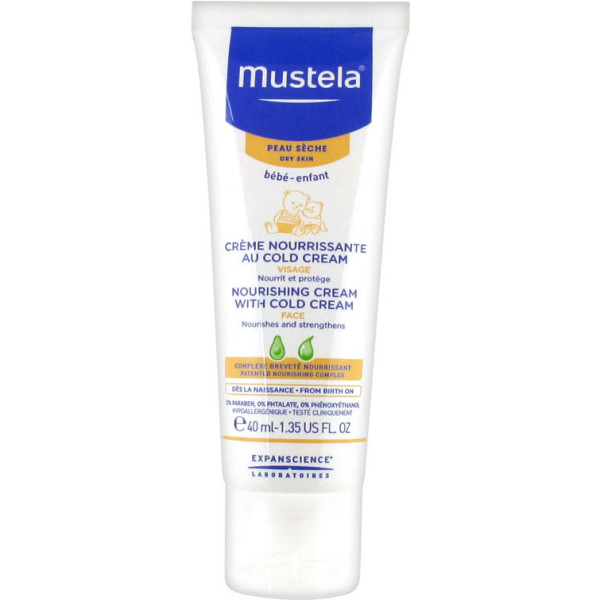 Mustela Bébé Nourishing Face Cream With Cold Cream Dri Skin 40 Ml Unisex