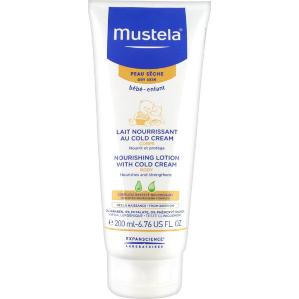 Mustela Bébé Lotion Nourrissante Au Cold Cream Peaux Sèches 200 Ml Unisexe