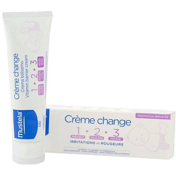 Mustela Bébé Crème Change 1-2-3 100 Ml Unisexe