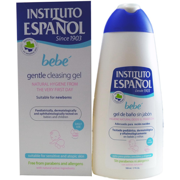 Instituto Español Bebe Gel De Baño Sin Jabón 500 Ml Unisex