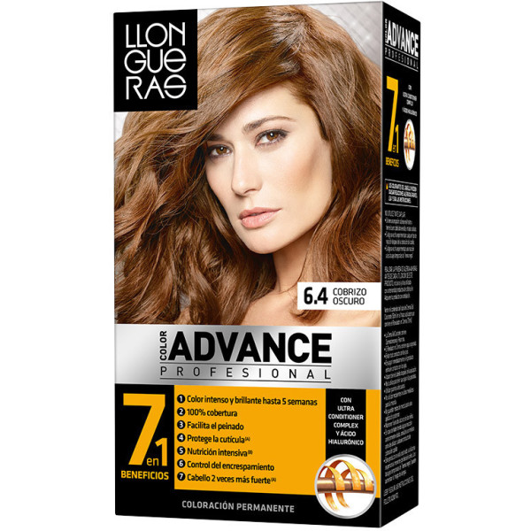 Llongueras Color Advance 64 Cuivre Foncé Femme