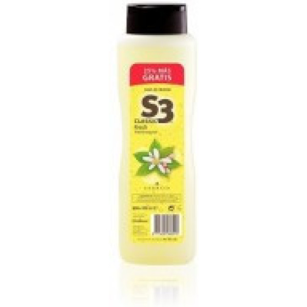 S3 S-3 Classic Fresh Colonia 600 Ml + 25% Unisex