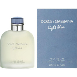 Dolce & Gabbana Light Blue Pour Homme Eau de Toilette Vaporizador 200 Ml Hombre