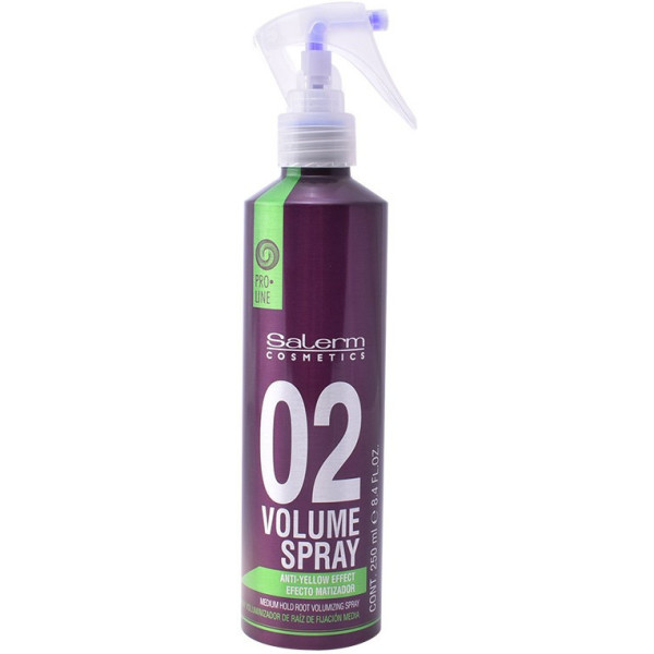 Salerm Spray de volume para cabelos brancos 250 ml unissex