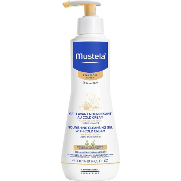 Mustela Bébé Nourishing Cleansing Gel With Cold Cream 300 Ml Unisex