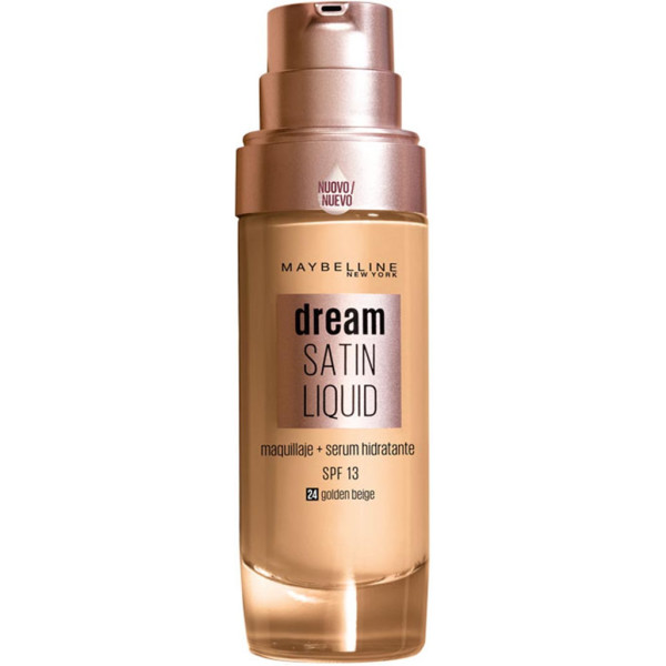 Maybelline Dream Satin Liquid Foundation+serum 24-golden Beige Women