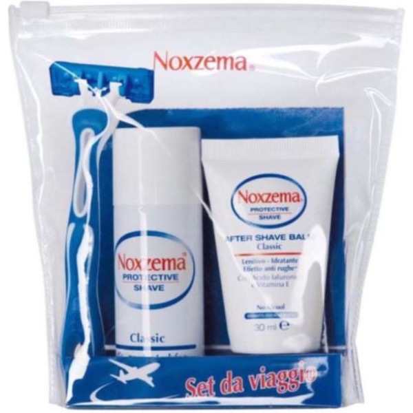 Noxzema Protective Shave Classic Kit da viaggio da uomo in 3 pezzi
