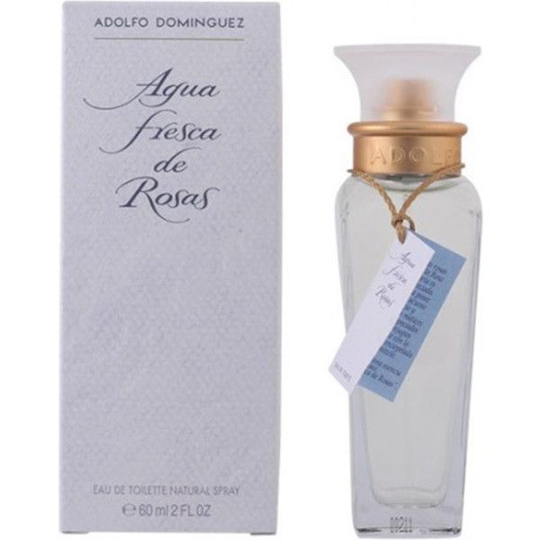 Adolfo Dominguez Agua Fresca De Rosas Eau de Toilette Spray 60 Ml Donna