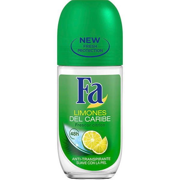 Fa Lemons Del Caribe Deodorant Roll-on 50 Ml Unisex