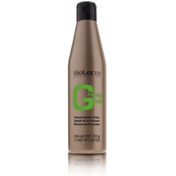 Salerm Shampoo específico para cabelos oleosos e oleosos 250 ml unissex