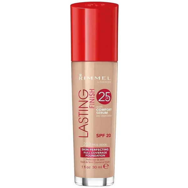 Rimmel London Lasting Finish Foundation 203-true Beige 30 Ml Femme