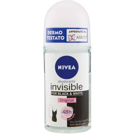 Nivea Black & White Invisible Deodorant Roll-on 50 Ml Unisex