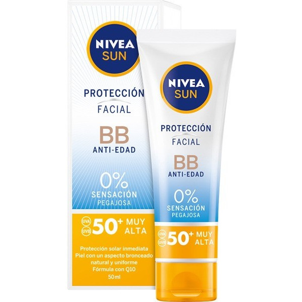 Nivea Sun Facial Bb Antienvelhecimento Spf50+ 50 ml Unissex