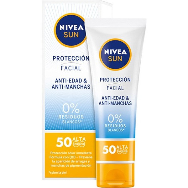 Nivea Sun Facial Anti-manchas & Anti-edad Spf50 50 Ml Unisex