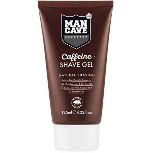 Mancave Caffeine Shave Gel Natural Shaving 125 Ml Hombre