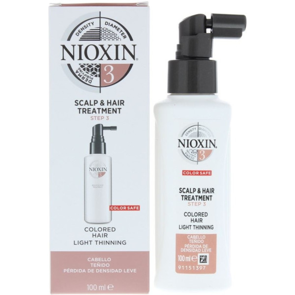 Nioxin System 3 Cuir Chevelu Traitement Cheveux Fins 100 Ml Unisexe