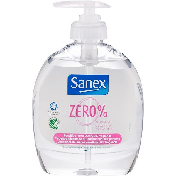 Distributeur de savon pour les mains Sanex Zero% Sensitive 300 ml unisexe
