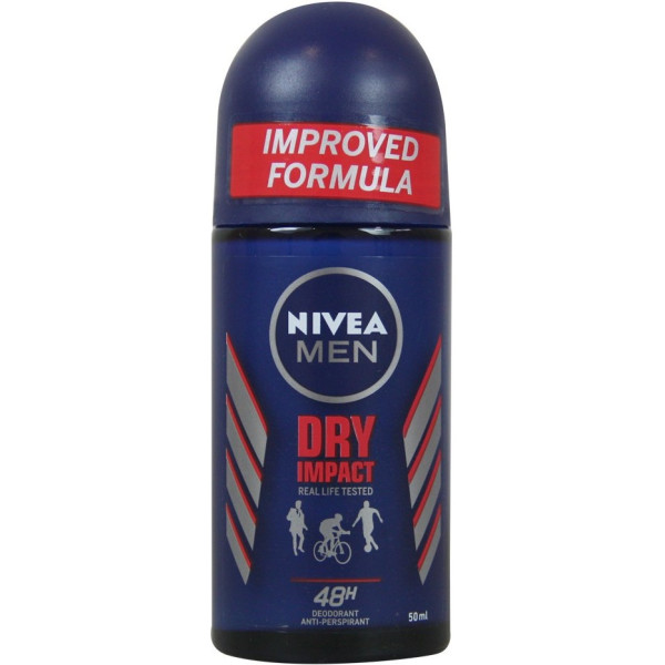 Nivea Men Dry Impact Desodorante Roll-on 50 ml masculino