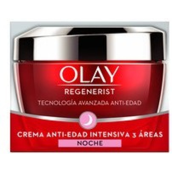 Olay Regenerist 3 Areas Crema Noche Anti-edad Intensiva 50 Ml Mujer