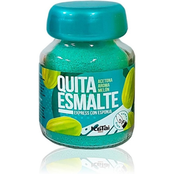 Katai Nails removedor de esmalte acetona esponja melão perfume 75 ml unissex