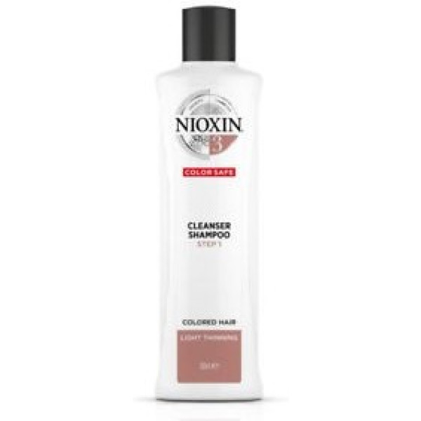 Nioxin System 3 Shampoo volumizador para cabelos finos fracos 300 ml unissex