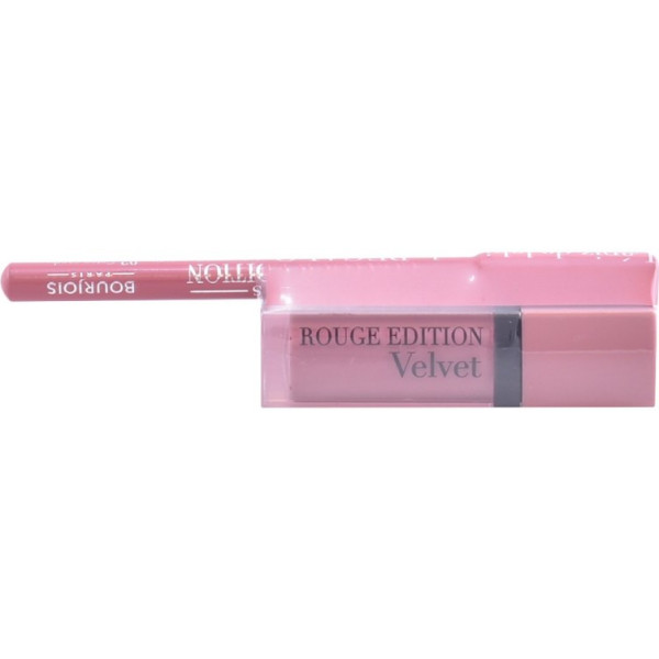 Bourjois Rouge Edition Velvet Lipstick 10+contour Lipliner 2 Gratis Mujer