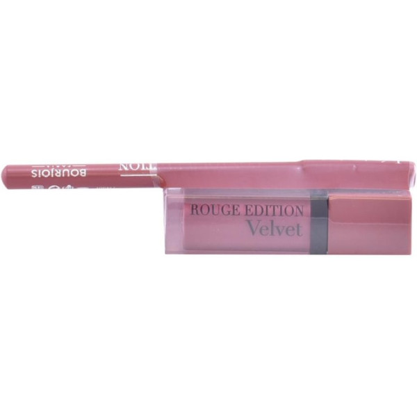 Bourjois Rouge Edition Velvet Lipstick 07+contour Lipliner 1 Gratis Mujer