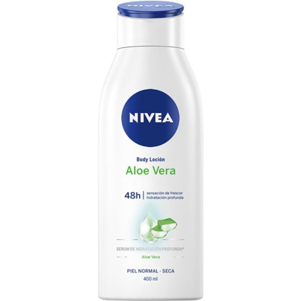 Nivea Aloe Vera Lotion Corporelle Hydratante Peau Normale-sèche 400 Ml Unisexe
