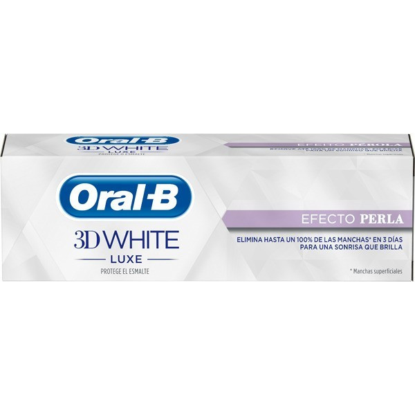 Oral-b 3d White Luxe Pasta Dentífrica Efecto Perla 75 Ml Unisex