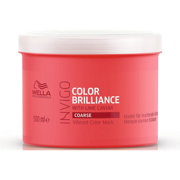 Wella Invigo Color Brilliance Maschera Capelli Grossi 500 Ml Unisex