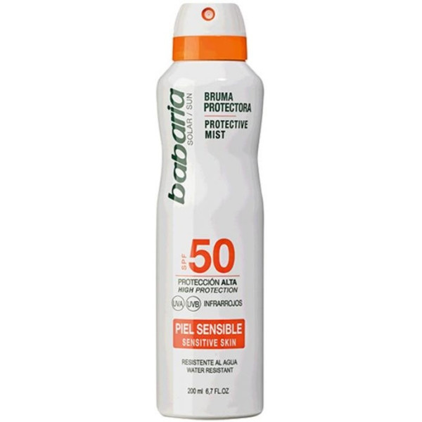 Babaria Sonnenschutzspray für sensible Haut SPF50 200 ml Unisex