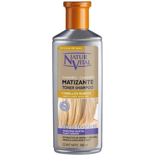 Nature and Life Shampooing Matifiant Silver Blonde 300 Ml Femme