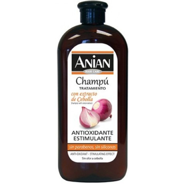 Anian Onion Shampoo Antioxidante e Estimulante 400 ml Unissex