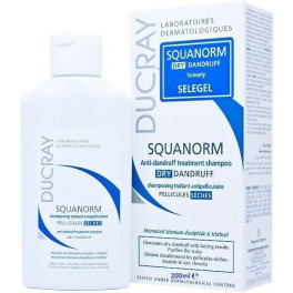 Ducray Squanormo de tratamiento anti-dañado champú seco cabello seco 200 ml unisex